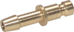Insteeknippel (DN2,7) 3 mm slang, Messing