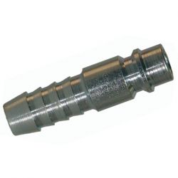 Insteeknippel Euro (DN7,2) 6 mm slang, Gehard verzinkt staal