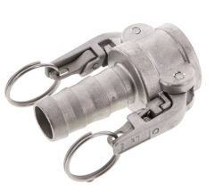 Safety camlock koppeling vrouwelijk (type C) 25 mm slangpilaar, RVS, 16 bar