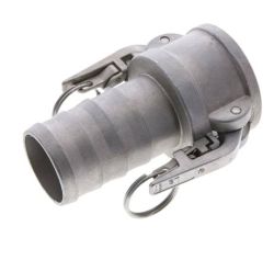 Safety camlock koppeling vrouwelijk (type C) 50 mm slangpilaar, RVS, 16 bar