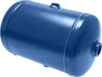 Persluchtketel 1 liter, 11 bar, Blauw (RAL 5015) gelakt staal