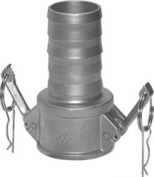Camlock koppeling vrouwelijk (type C) 125 mm slangpilaar, RVS, 7 bar