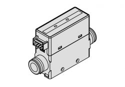 Flowsensor 0,5 tot 25 l/min, 1 tot 5 V, 8 mm push-in