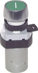 5/2 Monostabiel handbediend ventiel M5, Zwarte drukknop