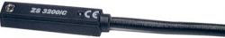 NO Positiemelder reed (10-250V AC) / (10-170V DC), 150mA/10W, 3 meter 2x0,14mm2 kabel, gele LED
